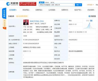 特斯拉合肥新公司正式成立，業務范圍涵蓋整車與二手日用百貨銷售